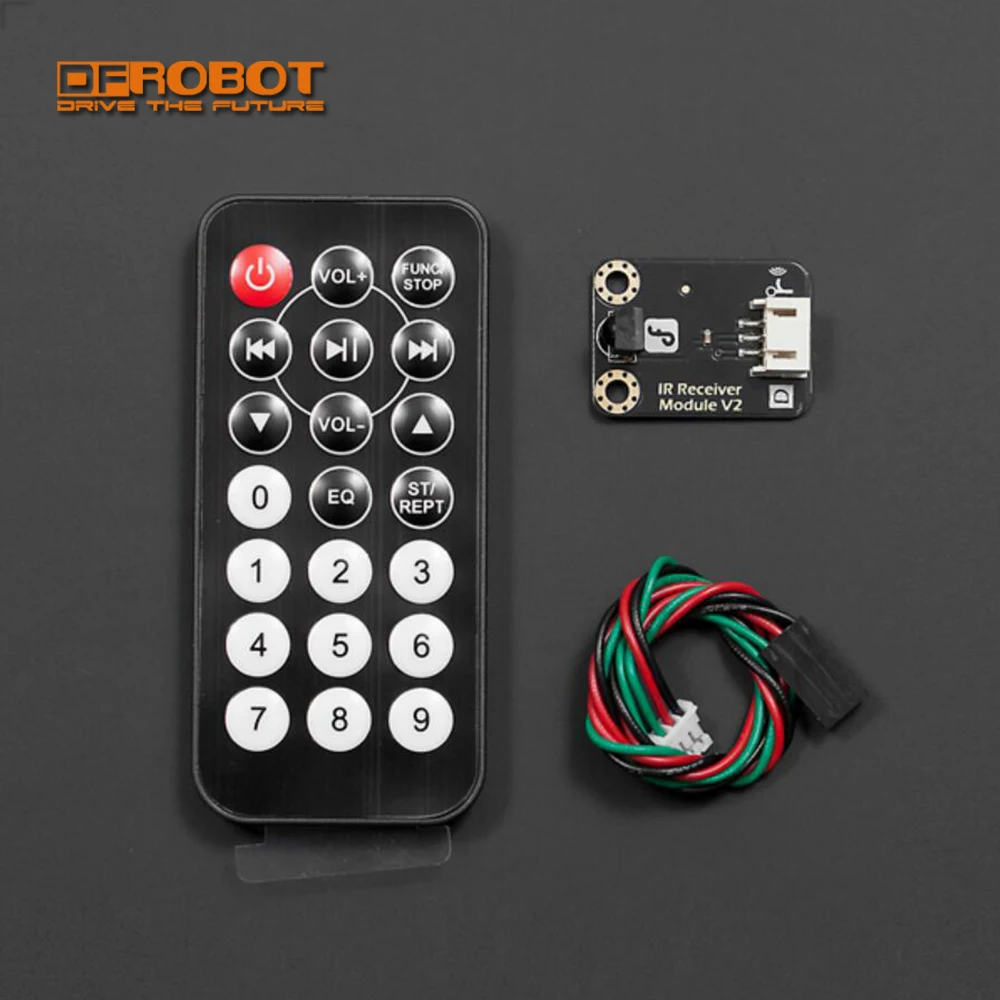 DFRobot IR Infrared remote control kit with Receiver Module sensor for Arduino Uno Leonardo intelligent home appliances