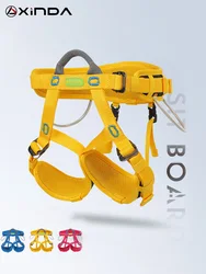 Xinda outdoor Children Half Body imbracatura di sicurezza cintura di protezione per arrampicata su roccia mezza imbracatura per adulti attrezzatura per alpinismo