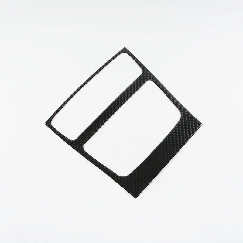 Rear Air Conditioner Outlet Decoration Frame Cover Trim Carbon Fiber For Audi A6 C7 A7 2012-18 Car Styling Interior Accessories