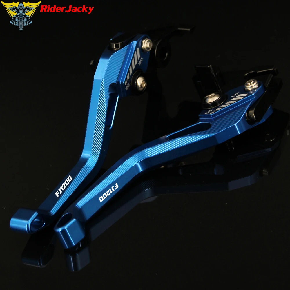 New 3D Rhombus Hollow Design patent For Yamaha FJ1200 FJ 1200 1986-1997 1994 1995 1996 Blue Motorcycle CNC Brake Clutch Levers