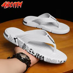 Light Soft Flip Flops Man High Quality Summer Slippers Room Gift Sandals for Men Outdoor Fashion Leisure Beach Designer Shoes T4