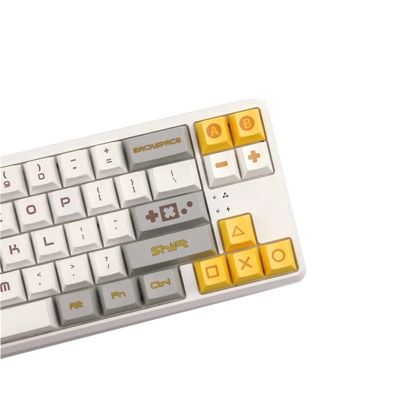 Personalized Video Game Theme 131 Keys Set PBT Cherry Profile Sublimation Keycaps Compatible with TTC Kaihua Cross Shaft