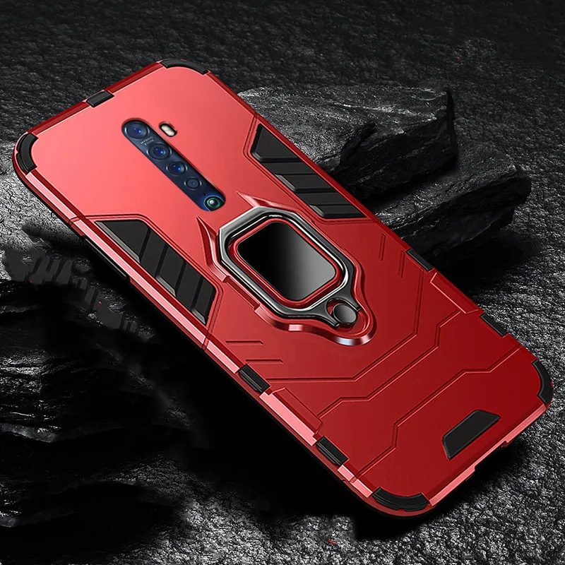 Magnetic Ring Holder Case For Realme X2 Pro XT Case Armor Finger Ring Back Cover For OPPO Realme X2 X2pro Phone Case Coques