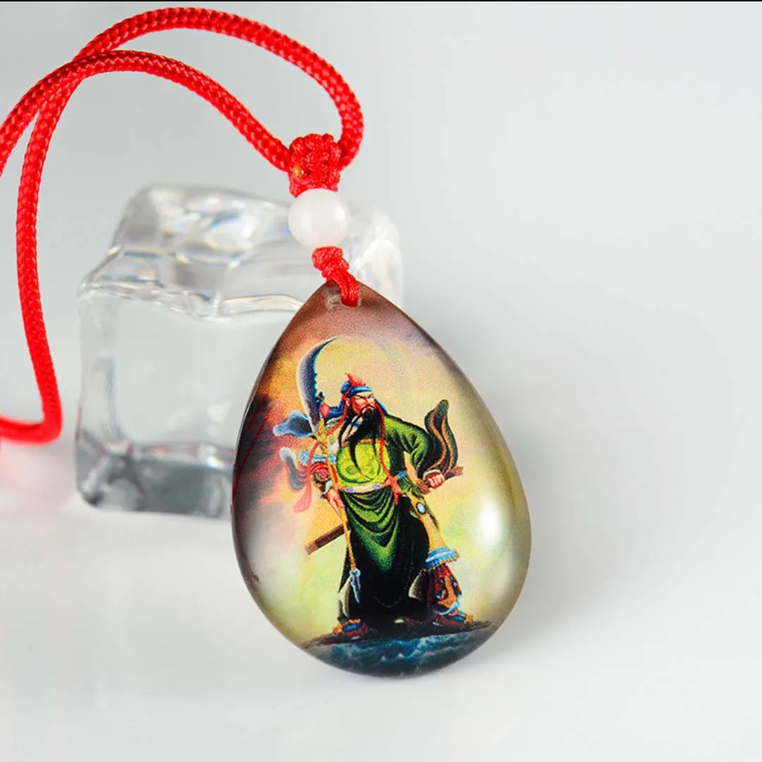 GOOD # Asia God of wealth Mammon GUAN GONG GUAN ER YE multipurpose Amulet Pendant Recruit wealth money Bring good luck