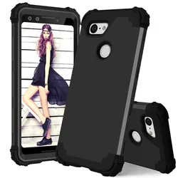 Pixel 3 Cases,Heavy Duty Hybrid Sturdy Armor Defender High Impact Shockproof Protective Case For Google Pixel 3 XL Cover