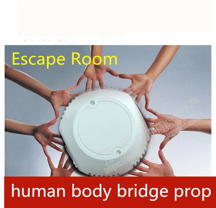 

real life games product escape room props Human electric bridge Hand in hand unlock Finished product prop escape room game