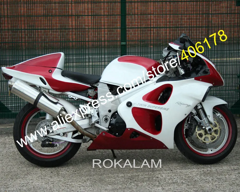 TL1000R 98-03 Motofairing For Suzuki TL1000R 1998-2003 Red White Motorcycle BodyWorks Fairing (Injection Molding)