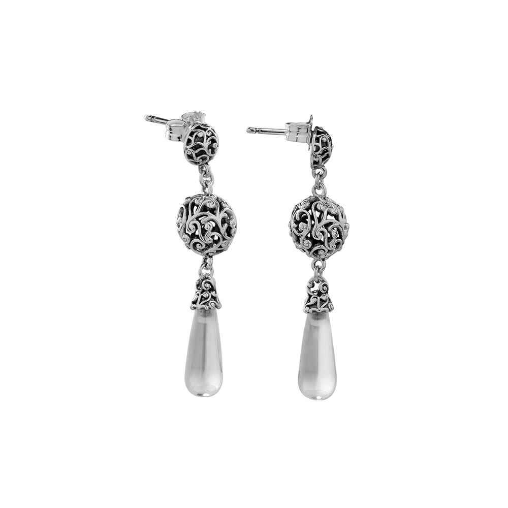 

Woman Earrings Regal Droplets Hanging Earrings Elegant Jewelry Making 925 Original Silver Fashion Earring