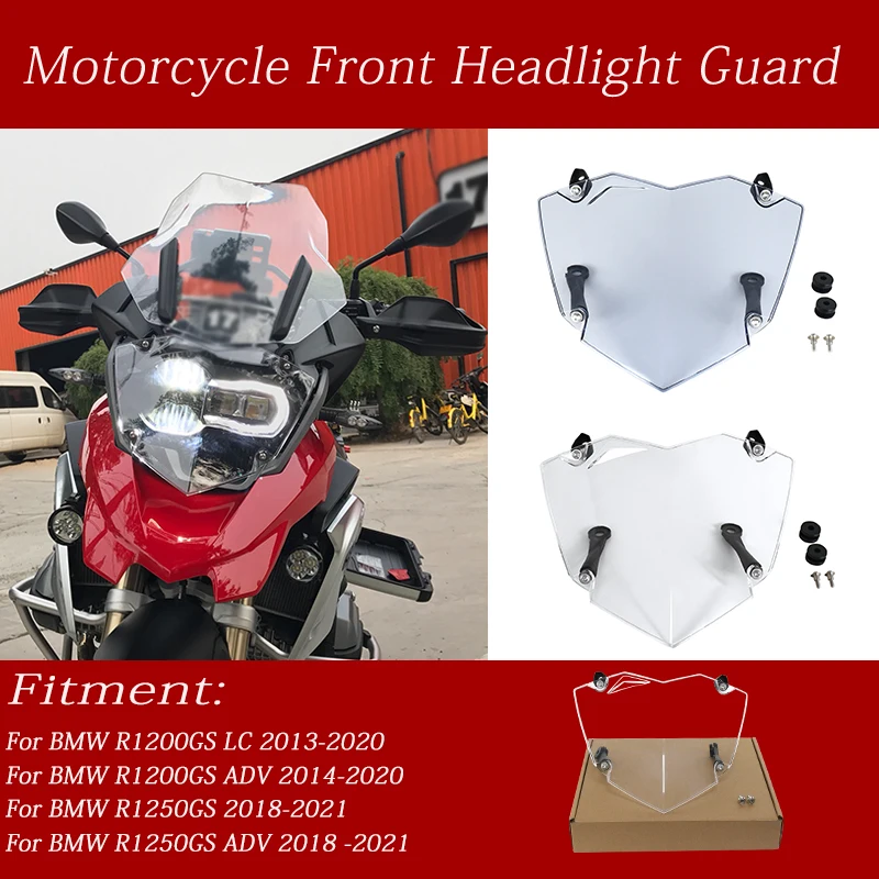 

Motorcycle Front Headlight Guard Cover Lens Protector Accessories Fits for BMW R1200GS R1200GS GS LC 2013-19 R1200GS ADV R1250GS