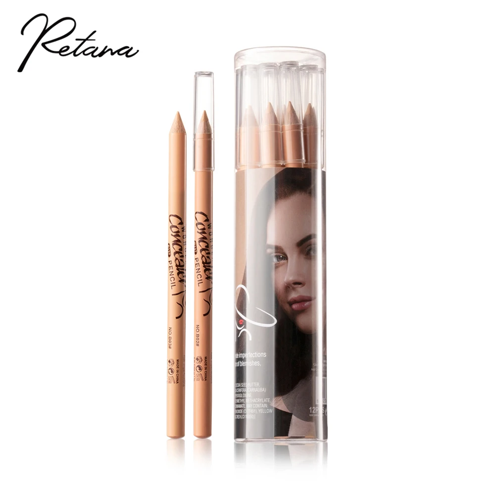 1PC Concealer Pen Waterproof Concealer Concealer Foundation Cream Long Lasting Blemishes Acne Smoothing Moisturizing Makeup Pen