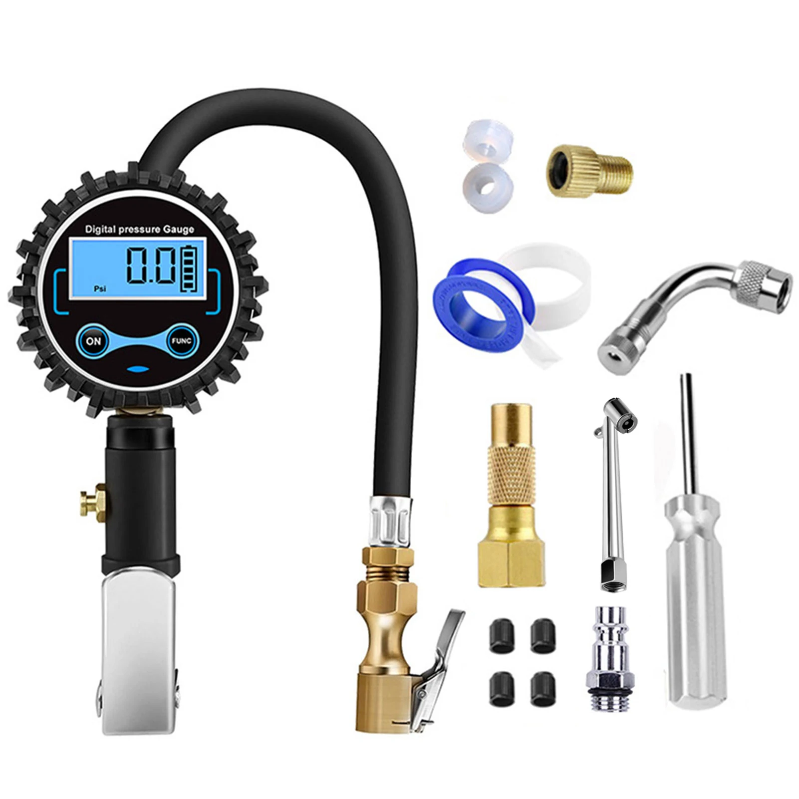 2021 Digital Tyre IatingWith Pressure Gauge For Car Truck Auto Tire Iator Air Tools LCD Back Light Tire Gauge