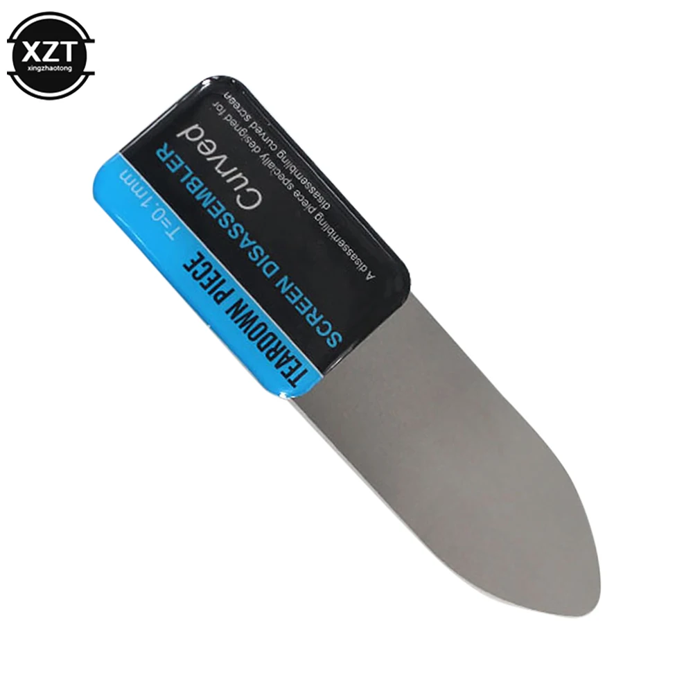 1 Piece Mobile Phone Curved LCD Screen Teardown Spudger Stainless Steel Metal Ultra-thin Smart Phone Pry Card Repair Tool
