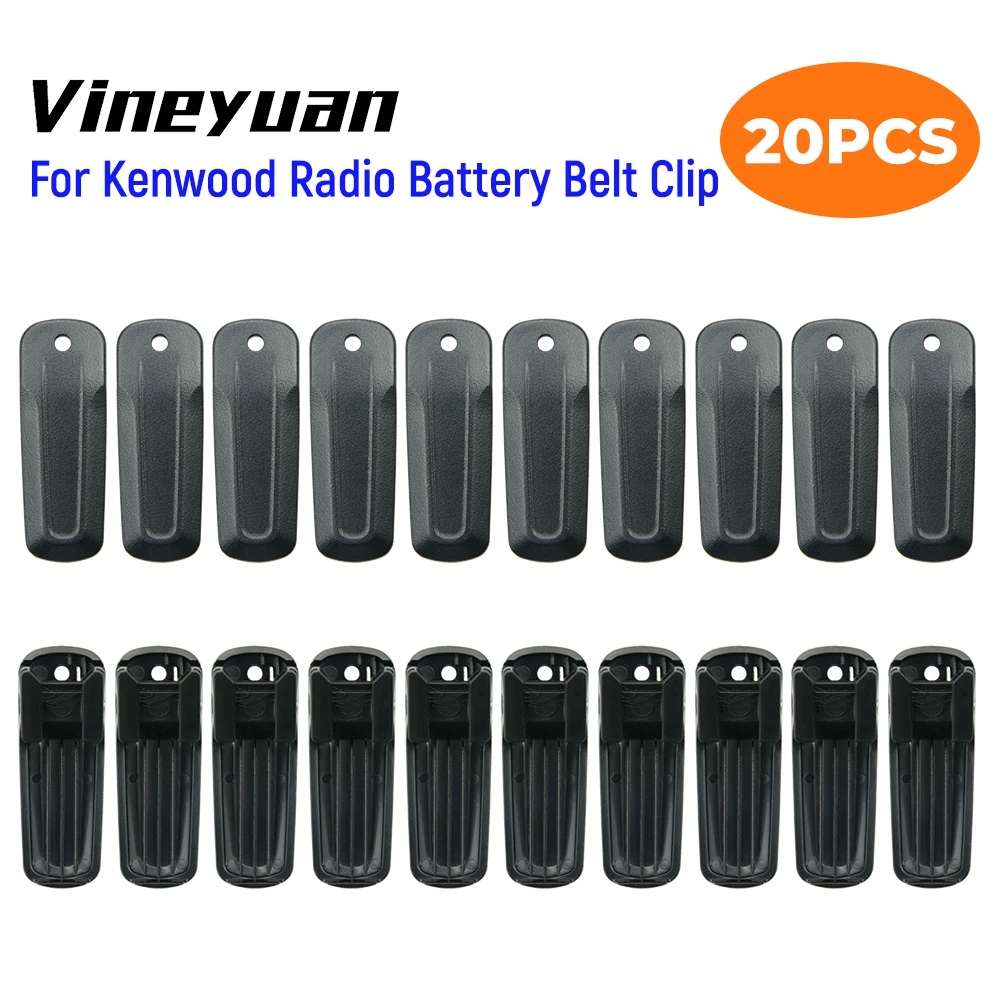 20PCS KNB-63L KNB-65L Battery Back Clip for Kenwood TH-K20 TH-K20A TH-K20E TH-K40A TH-K40E TK-2000 TK-3000 Walkie Talkie