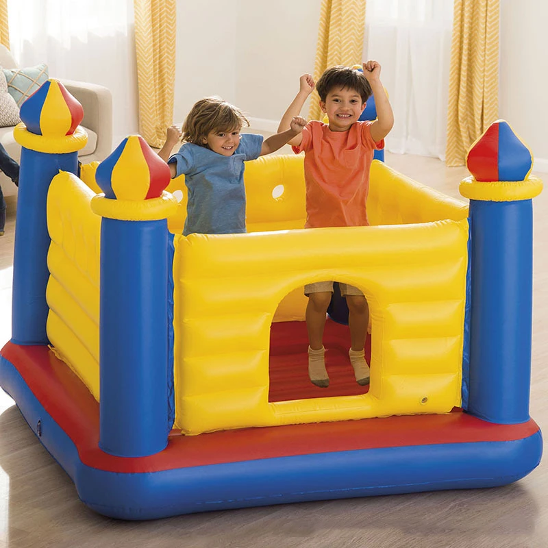 Verwijderbare Kinderen Vierkante Trampoline Familie Speelgoed Opblaasbare Kleine Stuiterende Bed Huishouden Springen Bounce Bed