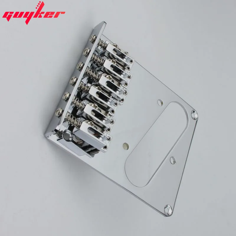 12 String TL Modern Type Guitar Bridge Chrome