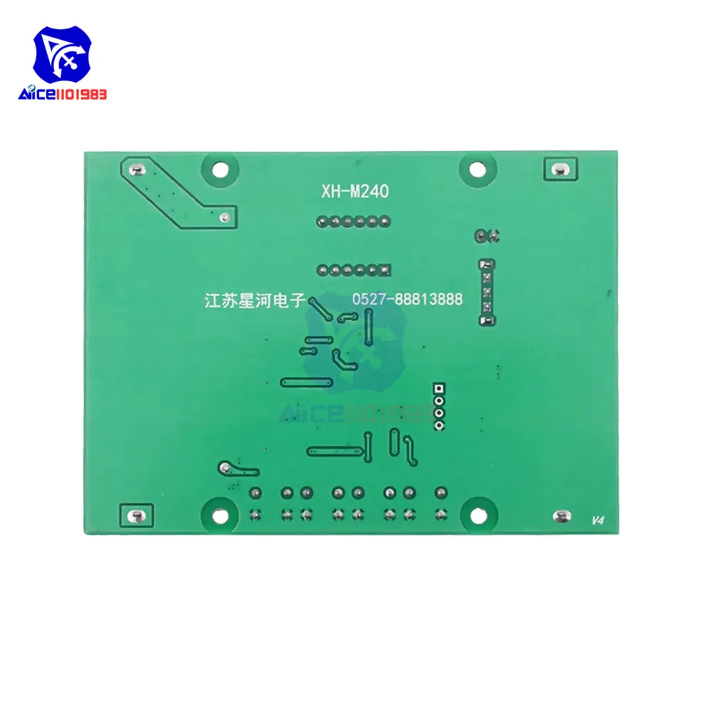 diymore 18650 Lithium Battery Capacity Tester Discharge Energy Test Meter 4bits LED Digital Display Load Battery Monitor XH-M240