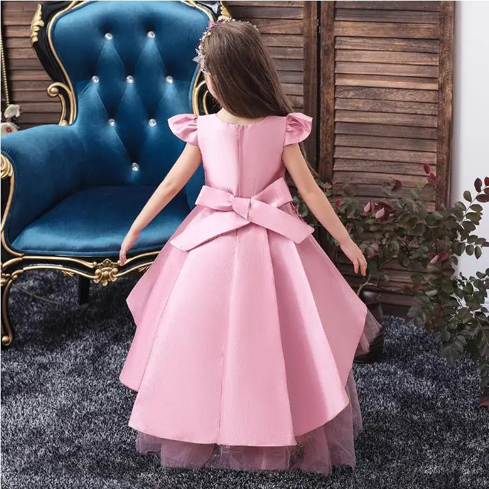 Girls Dress Kids Dresses Little Princess Flower Girl Dress Long Wedding Gown Children Christmas Party Clothing 1 2 3 6 8 Years