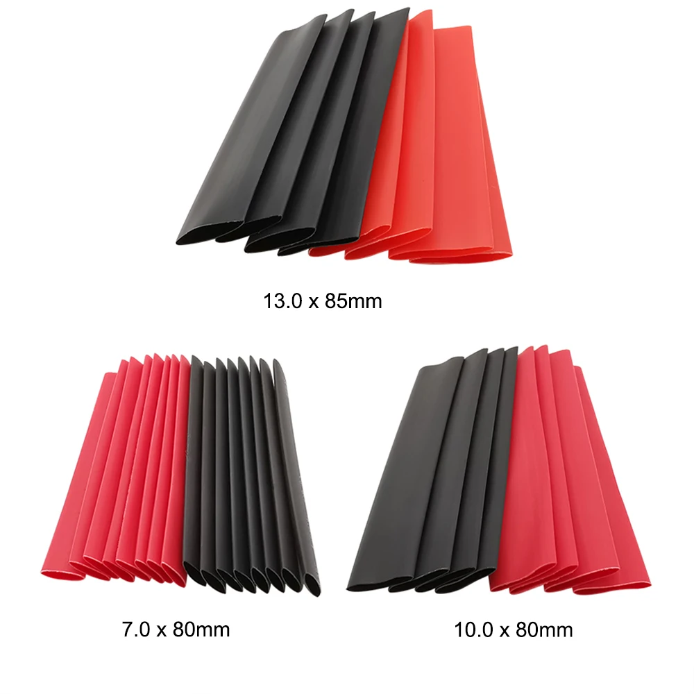 127 Pcs Heat Shrink Tubing Set 2:1 Thermoresistant Tube Red Black Shrink Wrapping Wire Protection Heat-shrinkable Sheath