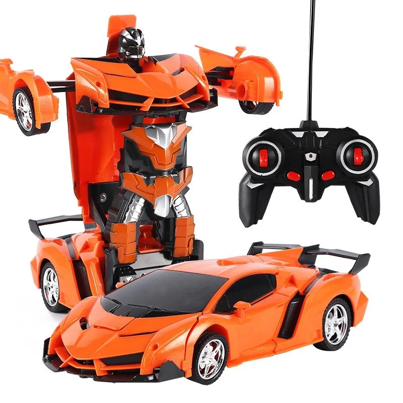 RC1/18 Bugatti Deformation Remote Control Car Rechargeable Children's Toy Deformation Robot Remote Control Car