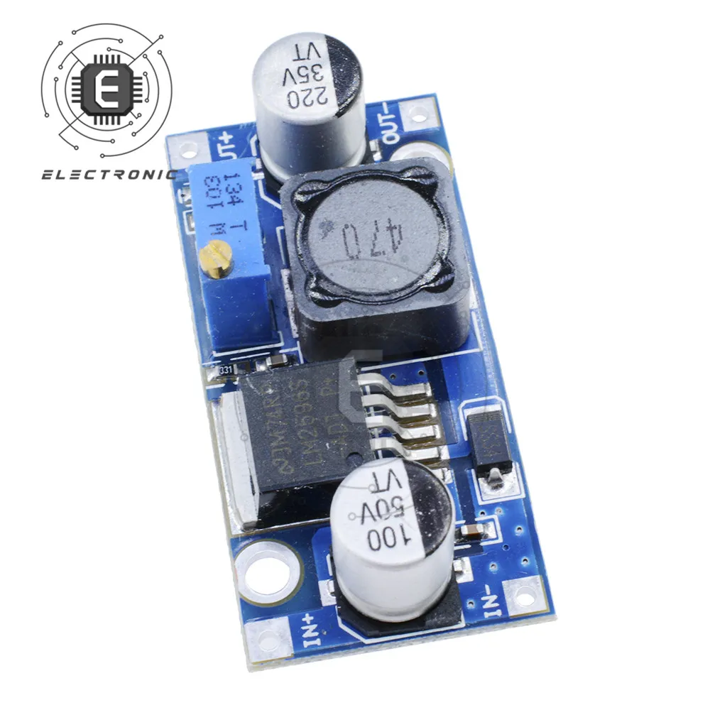 5Pcs LM2596s DC-DC Step-down Power Supply Module 3A Adjustable Buck Converter Module LM2596 Voltage Regulator 30V 24V 12V 5V 3V