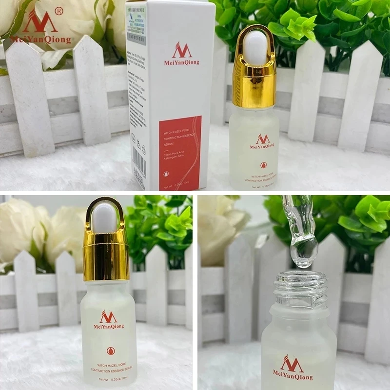 MeiYanQiong Witch Hazel Pore Shrinking Serum Whitens The Skin Replenishes Moisture And Reduces Pores Firm Skin Smooth Delicate