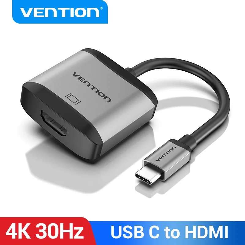 Vention Adapter USB C na HDMI 4K typ C na HDMI złącze VGA kabel do MacBook Pro Huawei Samsung USB typ C konwerter HDMI