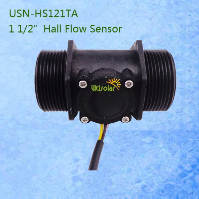 G1-1/2 DN40mm Hall czujnik przepływu wody USN-HS121TA 5-200L/min duży przepływomierz przepływomierz