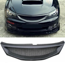 Without Emblem Car Styling Carbon Fiber Front Mesh Grill Grille for Subaru Impreza WRX 10th 2008~2011