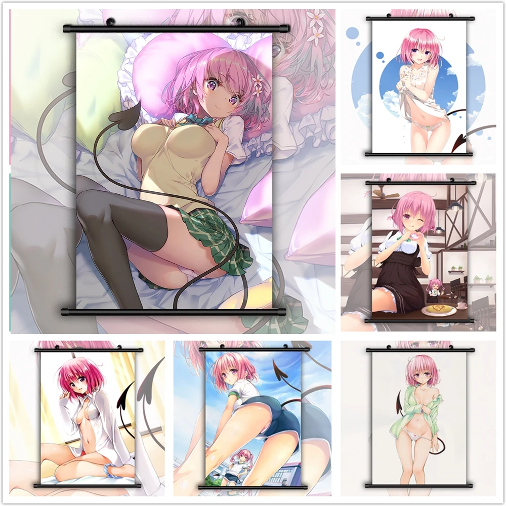 To Love Ru Momo Velia Deviluke Wall Art Canvas Painting Anime Posters and Prints Room Decor Pictures for Home Decoration Gift