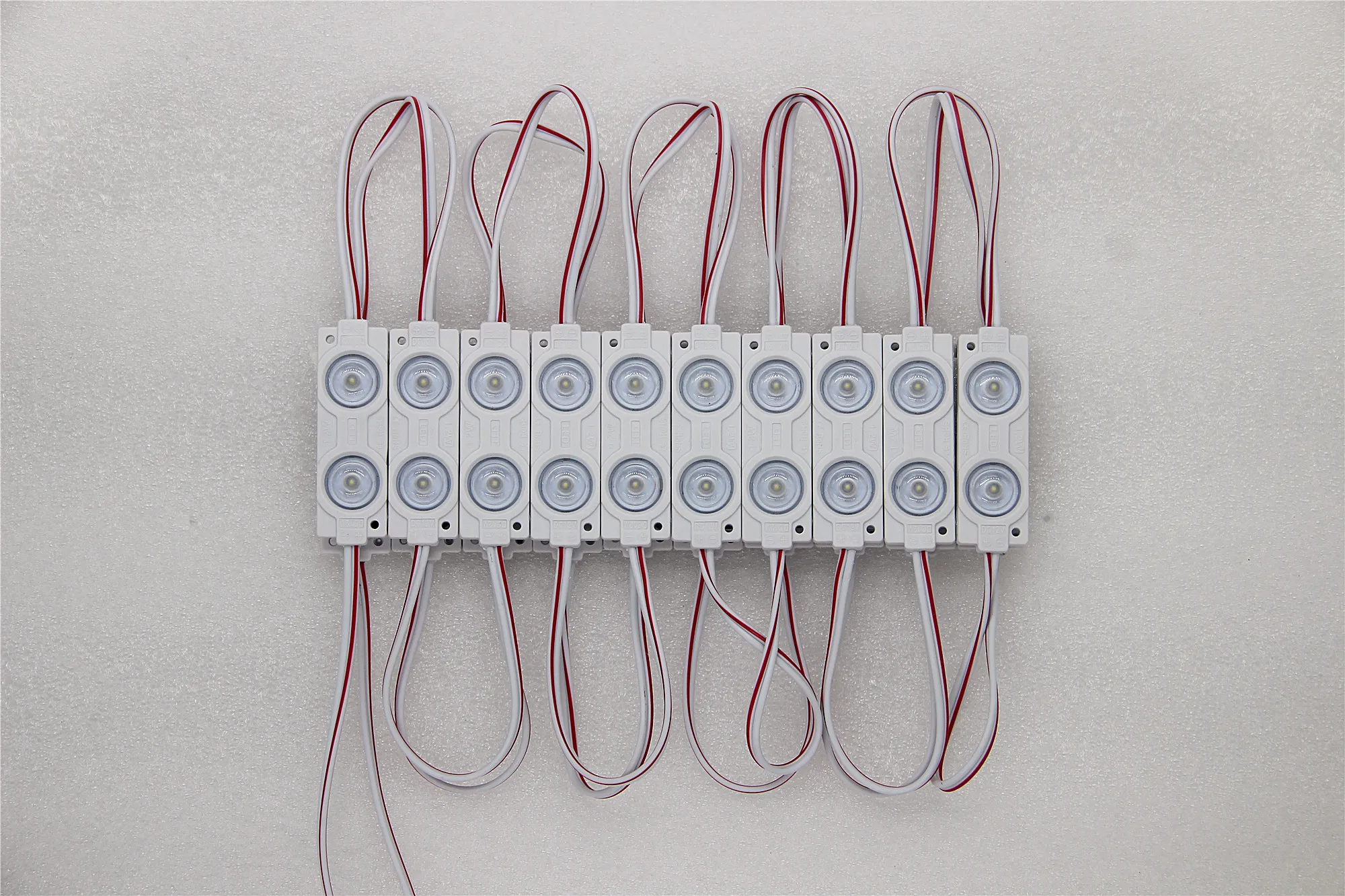 60pcs Led Module Back Light 1.2W UL Listed Injection PVC ABS Led Modules DC12v White 2835 Waterproof Light for Letter Sign 5630