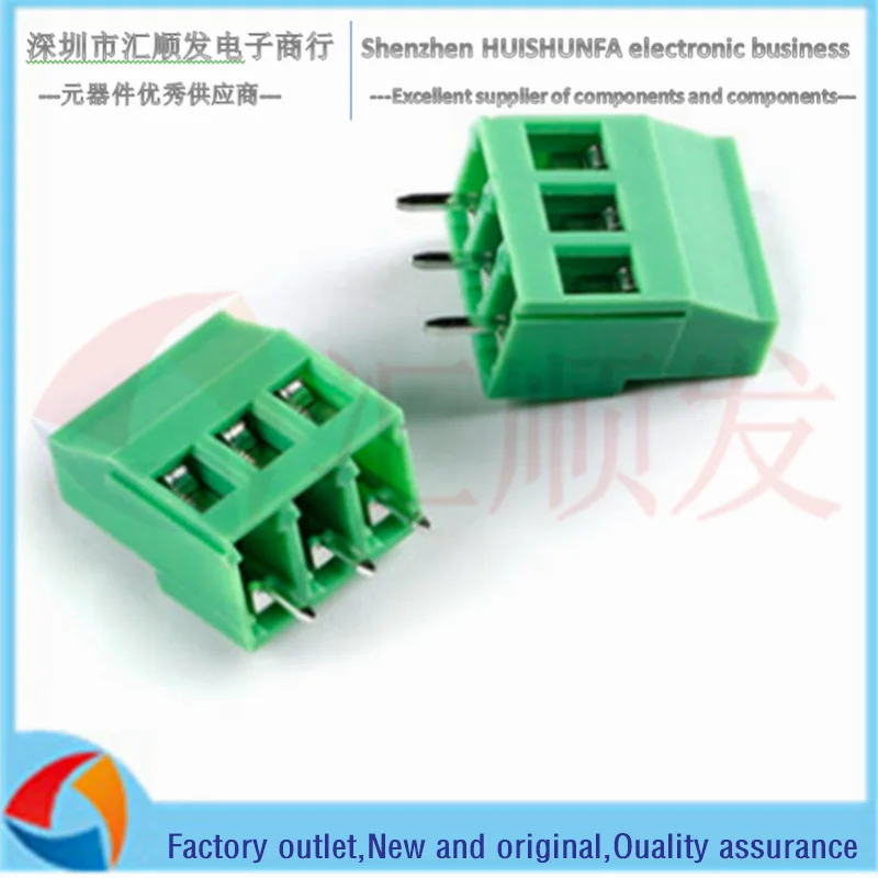 KF129-5.08 tomada reta 300v/20a 5.08mm passo parafuso tipo pcb terminal pode ser emendado