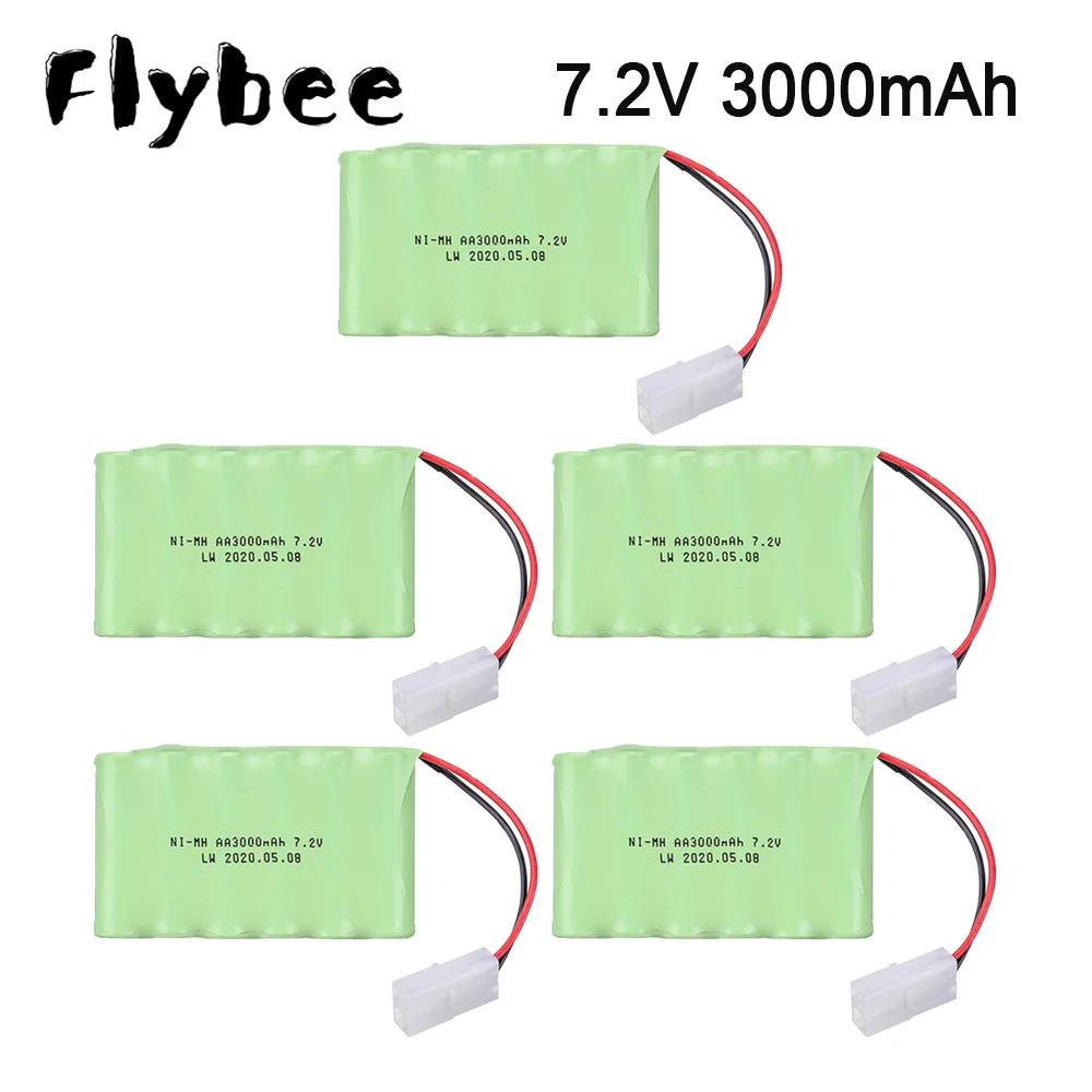 7.2 V 3000 mah 2800mAh متولى حسن AA قابلة للشحن البطارية طامية التوصيل ل RC شاحنة/RC سباق سيارة/RC قارب نموذج 7.2 v 3000 mah بطارية