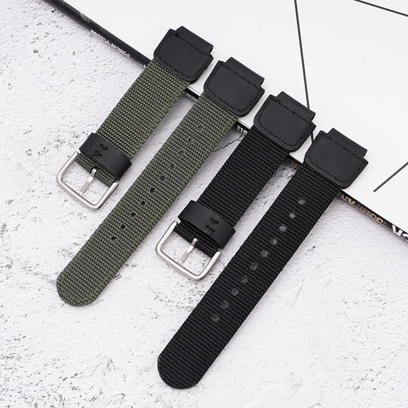 Nylon Watch Strap for Casio AQ-S810W AQ-S800W SGW-300H/400H MRW-200H AE-1000W AE-1200 W-800H W-735H AEQ-110W Sport Watchband