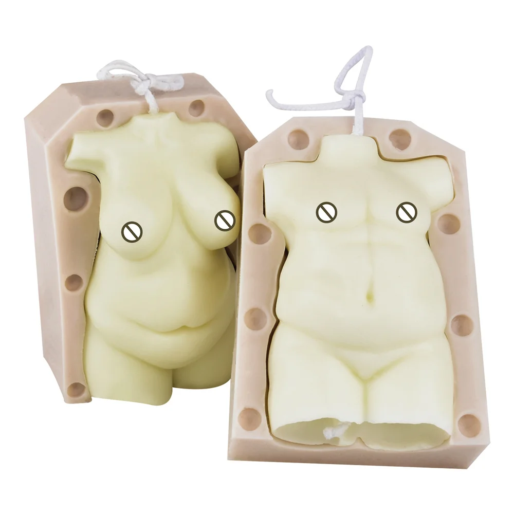 

Popular Naked Woman Plaster Mould Silicone Sexy Female Candle Mold DIY Handcrafted Slim Woman Resin Tooling