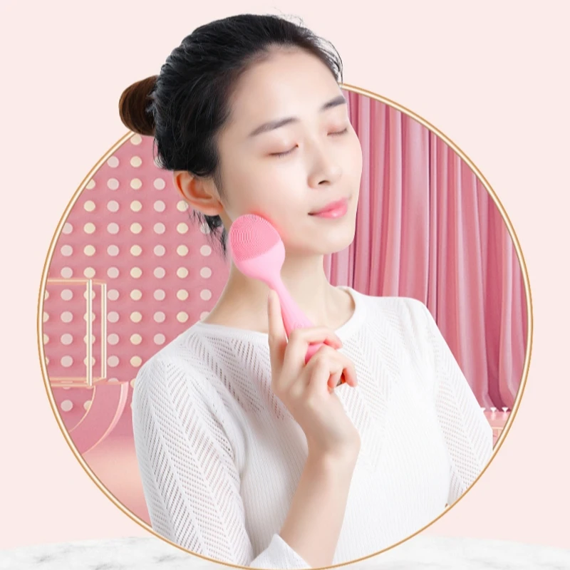 Silikonowa szczotka do czyszczenia twarzy elektryczna urządzenie do czyszczenia twarzy masażer do czyszczenia skóry soniczna szczoteczka do oczyszczania porów wibracyjna