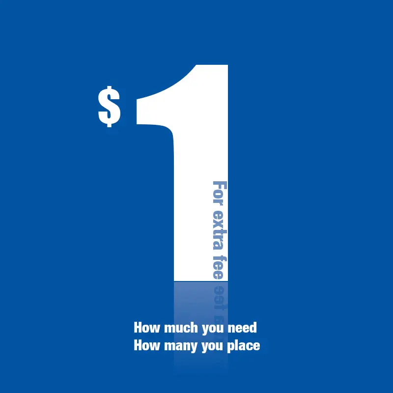 

Sample Fee / Extra cost just / the balance of your order