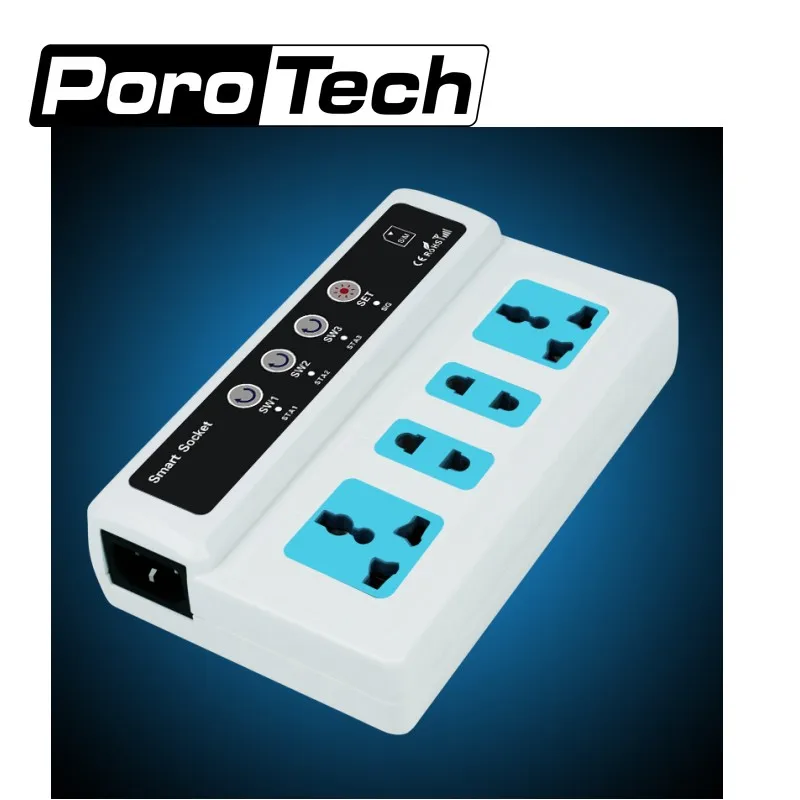 

20pcs/lot SC3-GSM smart power socket Wireless Mobile Phone PDA GSM Remote Control 4 Outlets Power Socket Smart Switch Plug