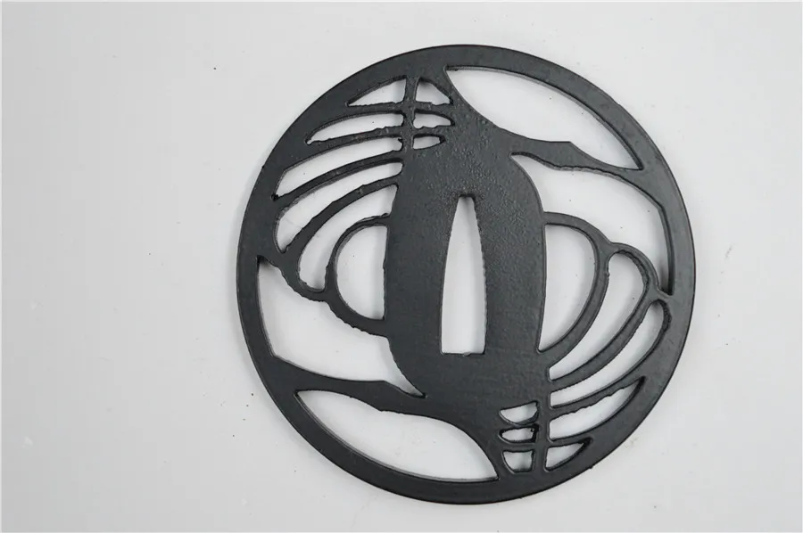 Steel Tsuba Guard For Japanese Samurai Sword Katana Wakizashi Accessory