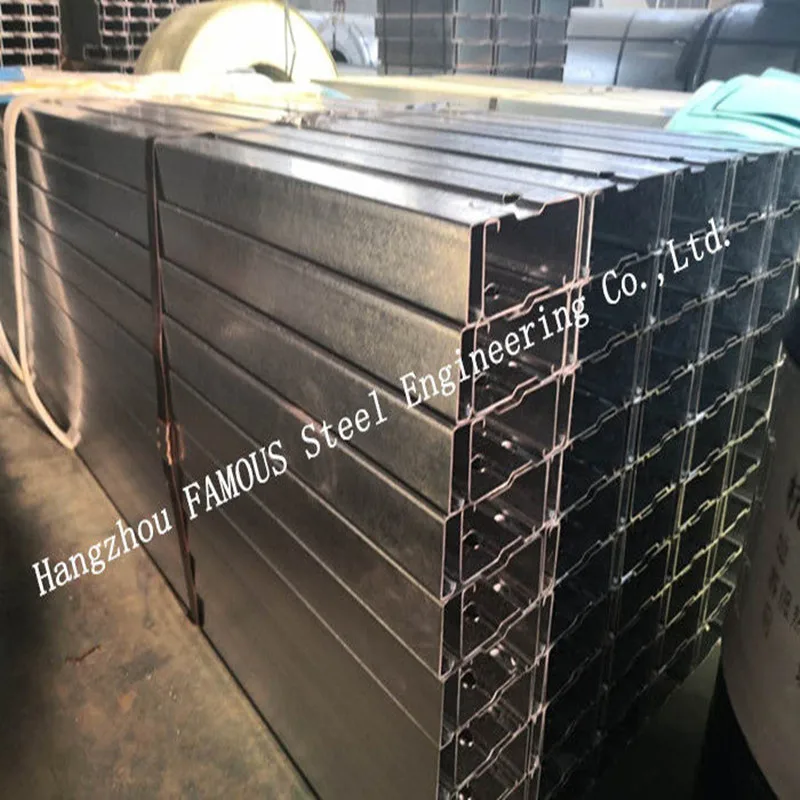 

C25019 C/Z Shape Galvanized Steel Purlins Girts AS/ANZ4600 Material for Residential Building