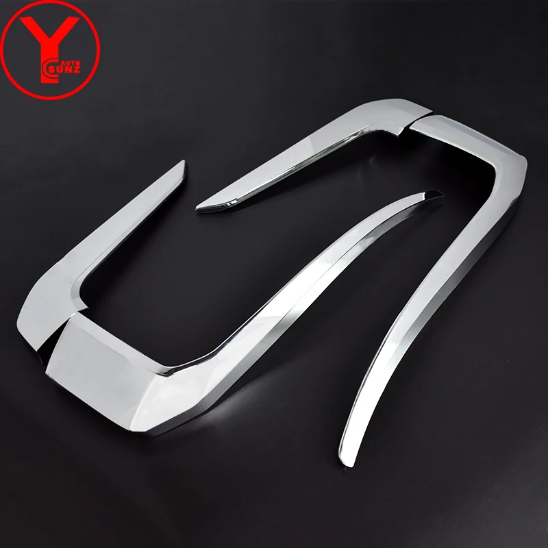 Front Under Cover lower Lip Bumper Protector Silver Front Low Down Moulding Trim Body kit For Mitsubishi L200 Triton 2019 2020