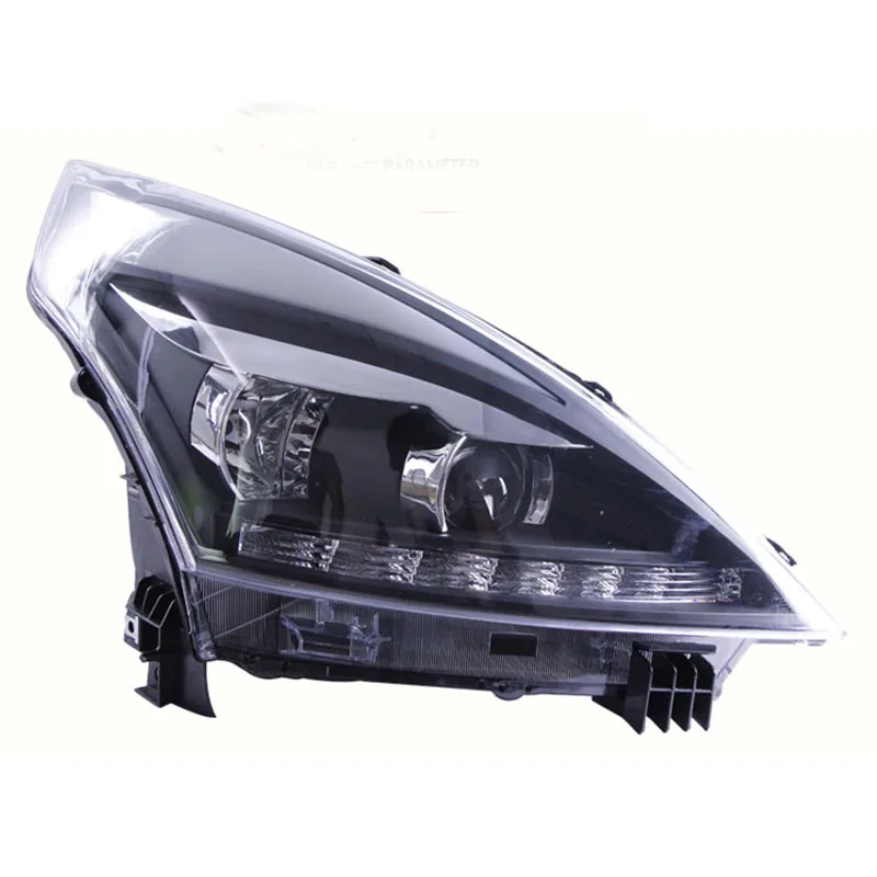 

Retrofit black background LED angel eyes aperture single lens headlight assembly for Nissan Teana 2008 2009 2010 2011 2012 2pcs