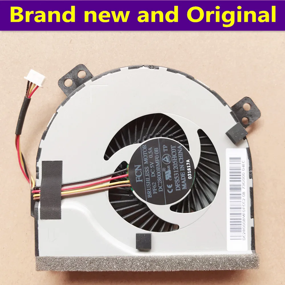 New original cpu for Lenovo IDEAPAD Z400 Z400A Z400T 20224 P500 Z500 Z500A Z410 Z510 Z510A cooling fan cooler