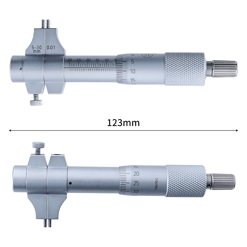 XIBEI Inside Micrometer 5-30mm/0.01 Caliper Internal Micrometers Carbide Measuring Tools