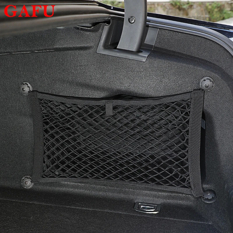 Car Side Trunk Rear Cargo Organizer Storage Mesh For Toyota RAV4 RAV-4 Fortuner 2020 2021 2019 Elastic Mesh Net Bag Luggage