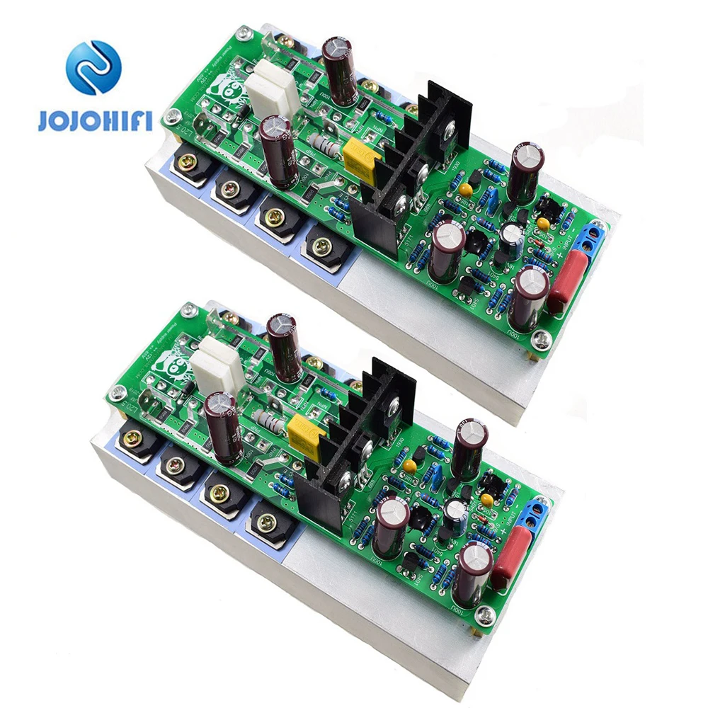 

One Pair LJM L20.5 Dual Channels HIEND Ultra-low Audio Amplifier Finished Board with Radiator/Heat Sink