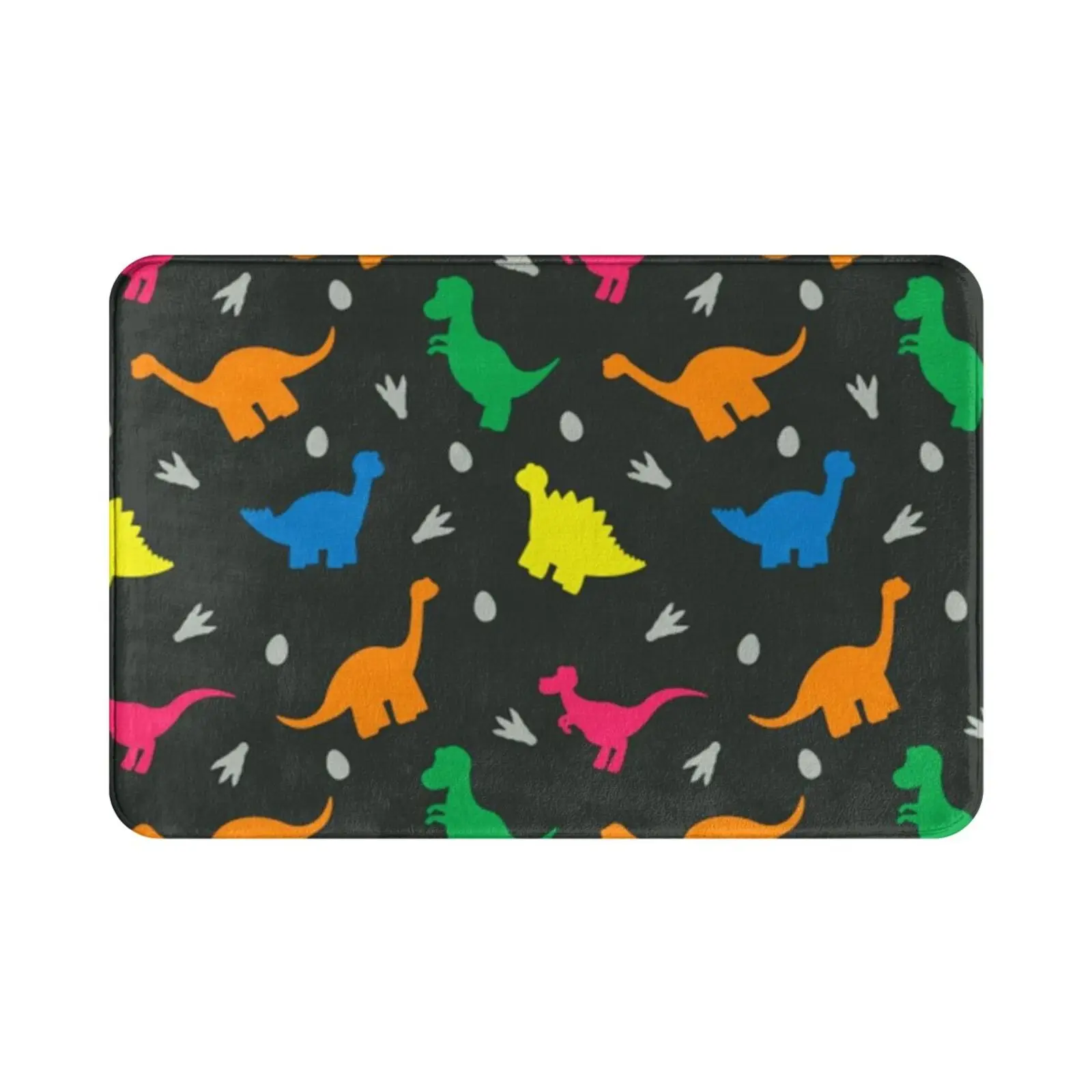 Colorful Dinosaur Pattern Carpet Carpet Dinosaur Dino Dinosaurs Cute T Rex Dinos Funny Animals