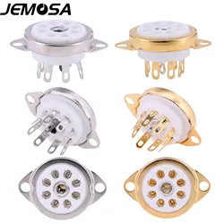 Ceramic 8Pin Tube Socket EURO Valve Tube Base For ECC40 AZ41 EF40 EF42 EL41 Vacuum Tube Amplifier Audio HIFI DIY