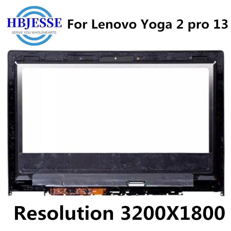 For Lenovo Yoga 2 pro 13 LTN133YL01-L01 Laptop LCD Touch Screen Assembly 3200*1800 with frame bezel