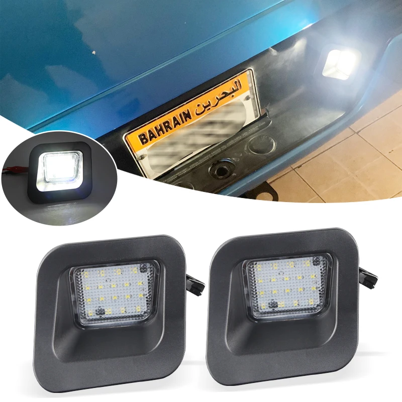 Error Free OEM-Replace LED Car White 3W 18-SMD Illumination Number License Plate Lights For 2003-2018 Dodge RAM 1500 2500 3500