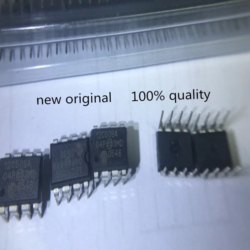 5PCS  PIC12C508A-04P  PIC12C508A PIC12C508 12C508A 12C508 DIP-8 Brand new and original chip IC